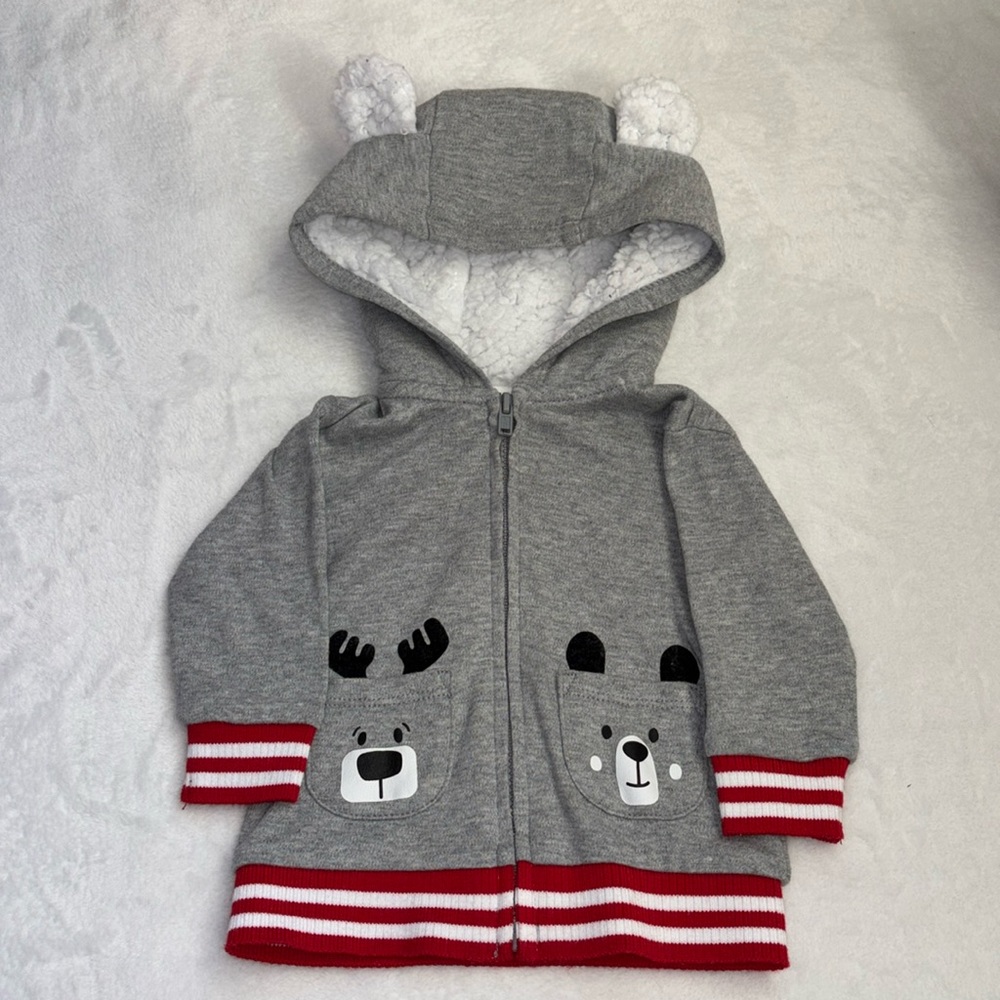 Canadiana sweater full zip up sweater 0 months